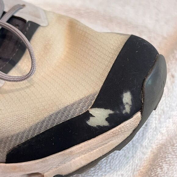 On Cloud Cloudtec Women White Sneaker Lace Up W9 Low Top Running Shoes Black - Picture 8 of 13